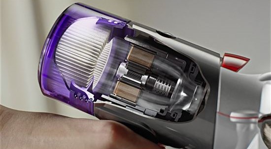 Dyson AKU ručný vysávač s rotačnou kefou Car+Boat 586120 strieborný 4